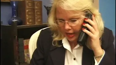 Blond mature ladie