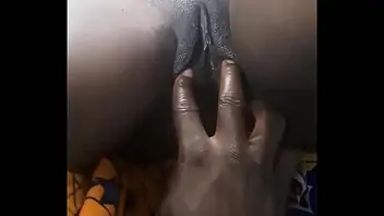 Bald pussy finger