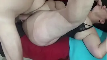 Bbw wife and husband do anal 3some with bbs