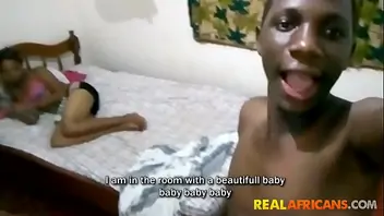 Big tits african teen video