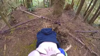 British babe in the woods