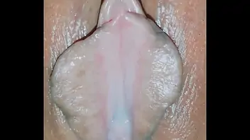 Closeup lesbian pussy masturbation