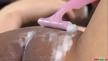 Dildo in pussy and cock in ass