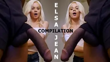 Elsa jean blowjob compilation