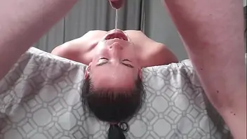 Father pissing in daughter mouth drinking