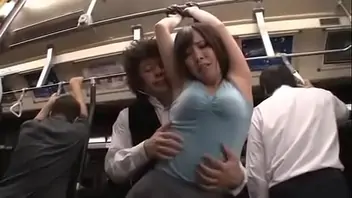 Girl touch dick in bus