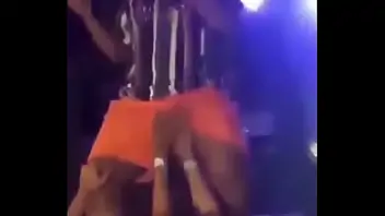 Lap dance on stage