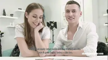 Naive model gets tricked into fucking on casting