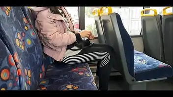 Sexy outfit in bus