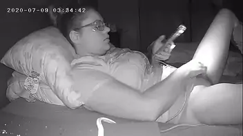 Wife caught masturbating again on hidden cam